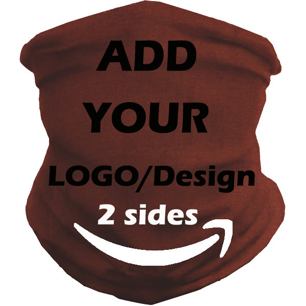 Customize Neck Gaiter Bandanas Personalized Headband Neck Cover, Custom Reusable Face Mask Breathable Headwrap Balaclava Face Mouth Cover for Men Women - 2 Sides Printed