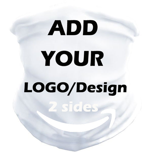 Customize Neck Gaiter Bandanas Personalized Headband Neck Cover, Custom Reusable Face Mask Breathable Headwrap Balaclava Face Mouth Cover for Men Women - 2 Sides Printed