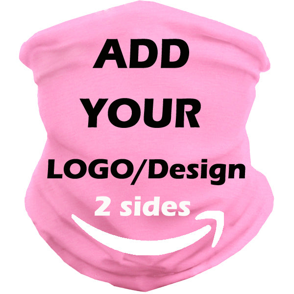 Customize Neck Gaiter Bandanas Personalized Headband Neck Cover, Custom Reusable Face Mask Breathable Headwrap Balaclava Face Mouth Cover for Men Women - 2 Sides Printed